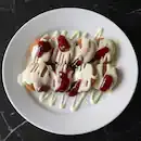 Strawberry Mini Dutch Pancakes Plate